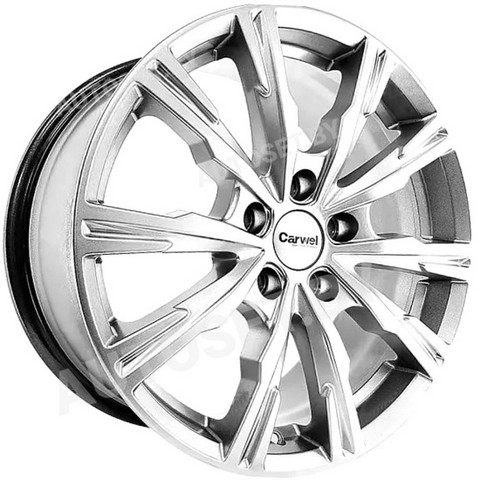 Авто диск Carwel Лиман 5x112 R17 литой серебристый et27 d66,6