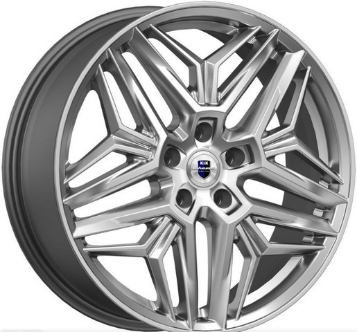 Авто диск K&K Колумб Дарк Платинум 5x115 R19 литой серебристый темный et46 d70,3