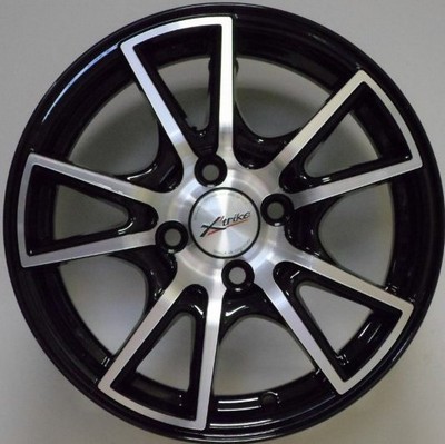 Авто диск X'Trike X-104 5x114,3 R14 литой черный с полировкой et38 d67,1