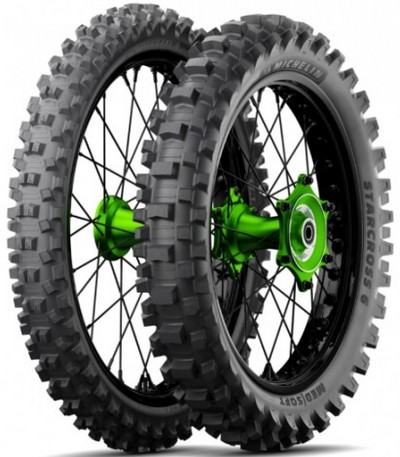 Мотошина Michelin Starcross 6 Medium Soft 110/100-18 64M, WAR задняя |ТТ,камерная|Омологация|