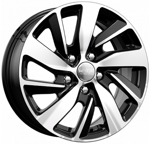 Авто диск Ifree Кс741 Блэк Джек 5x114,3 R16 литой черный с полировкой et50 d67,1