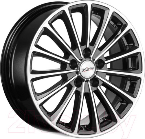 Авто диск X'Trike X-136 5x105 R17 литой черный с полировкой et38 d56,6