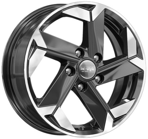 Авто диск Ifree Кс979 Блэк Джек 5x112 R16 литой черный с полировкой et43 d57,1