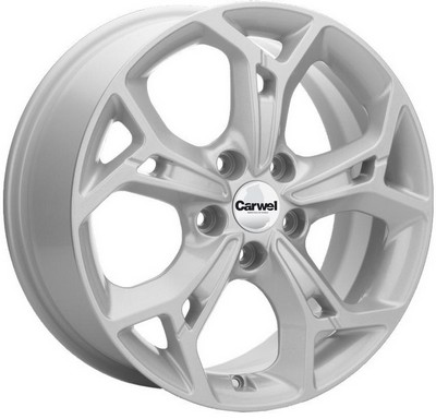 Авто диск Carwel Синтур 5x112 R17 литой серебристый et49 d57,1