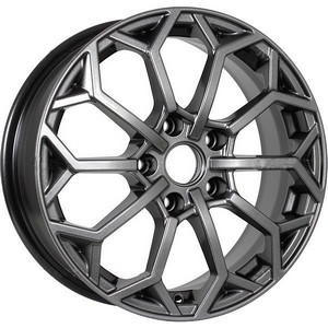 Авто диск Ifree Спейс Нидл Хай Вэй 5x108 R16 литой серебристый темный et37 d67,1