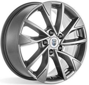 Авто диск K&K Роквуд Дарк Платинум 5x108 R17 литой серебристый темный et45 d63,4