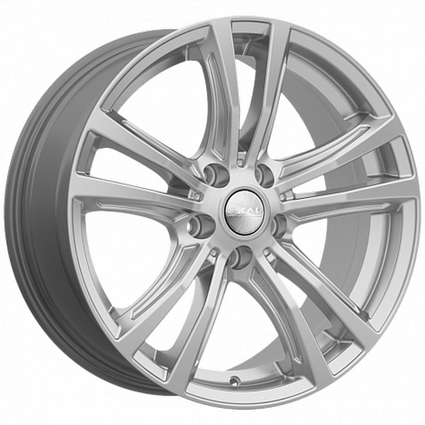 Авто диск Skad Мюнхен Селена 5x120 R18 литой серебристый et34 d72,6