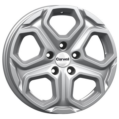 Авто диск Carwel Бала 5x114,3 R16 литой серебристый et50 d66,1